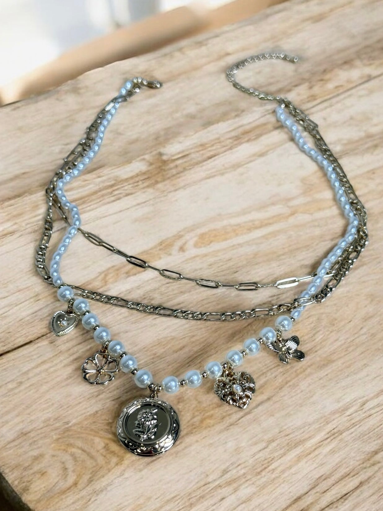 Whispered Charms Layered Necklace