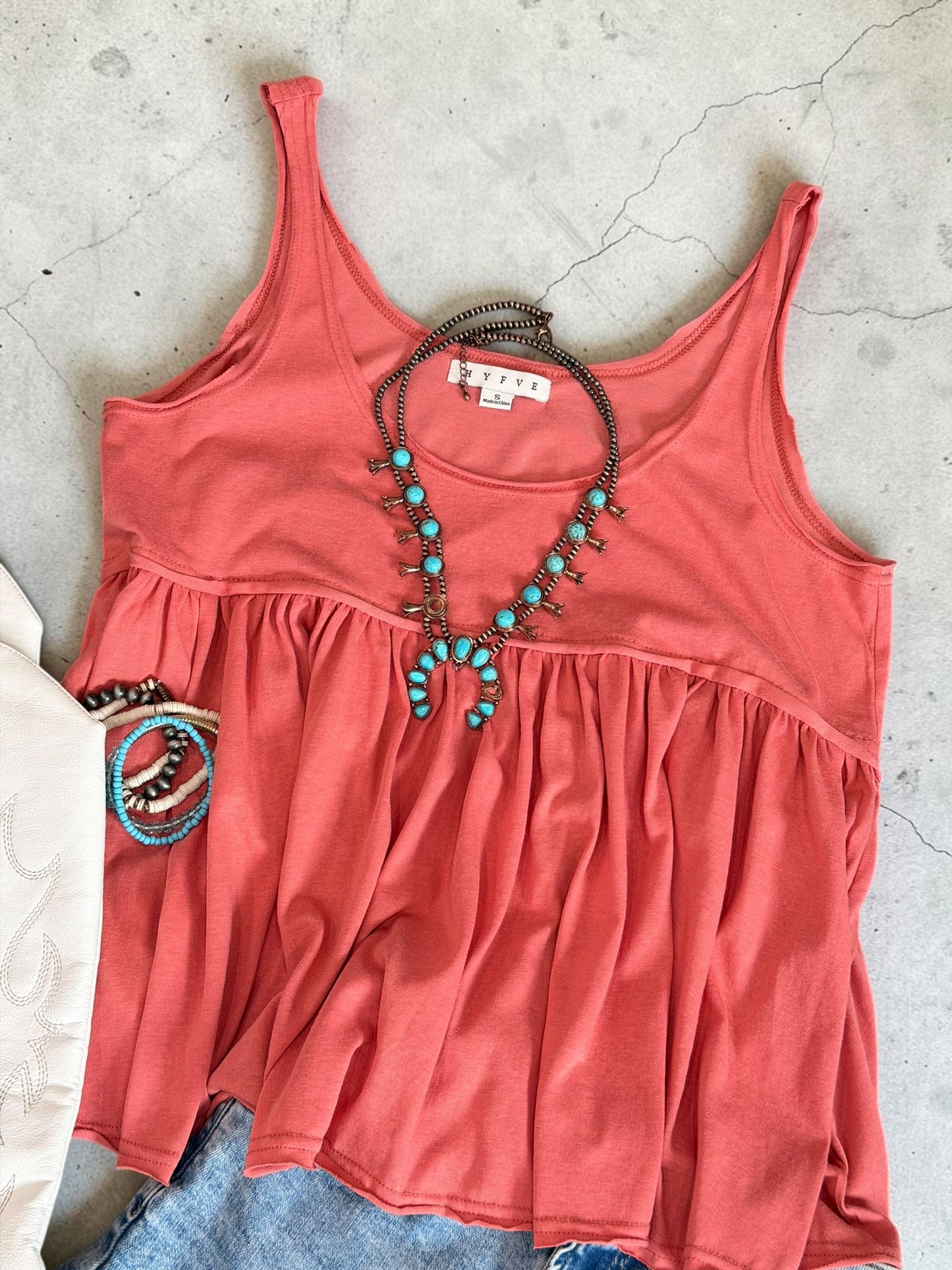 Feather Flow Babydoll Tank Top