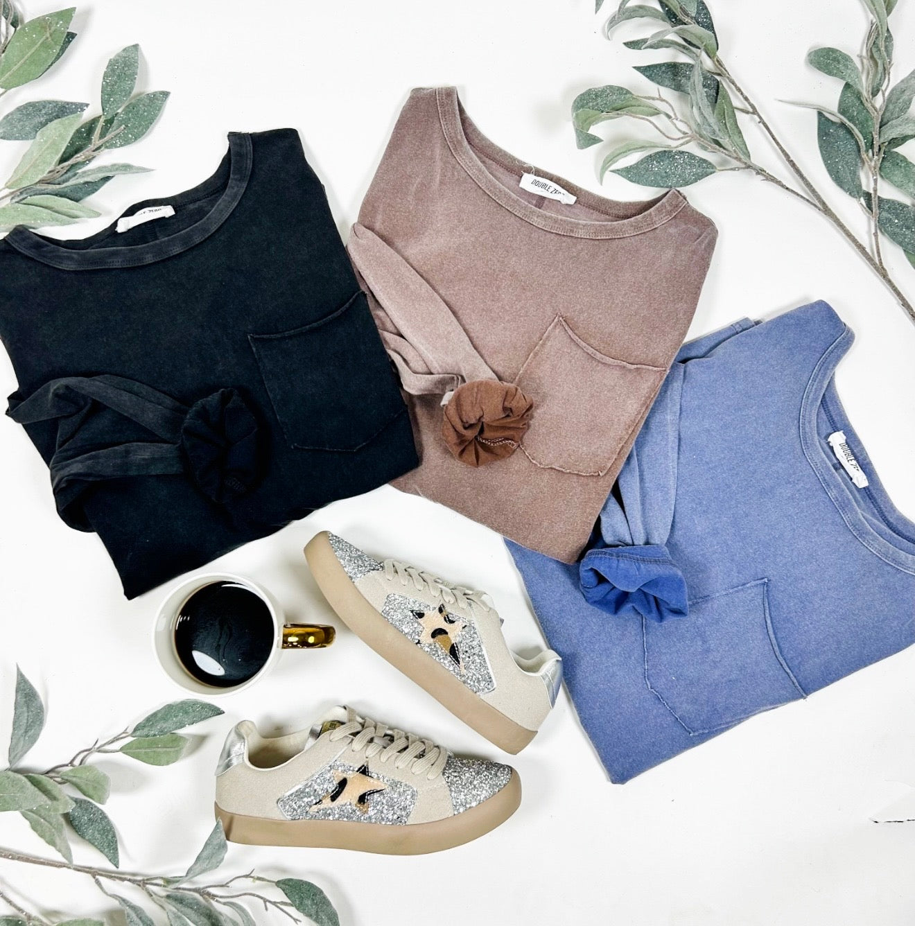 Everyday Essentials Long Sleeve Pocket Tee