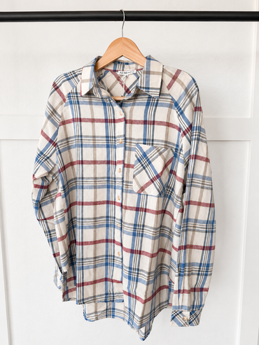 Cozy Check Plaid Flannel Shirt