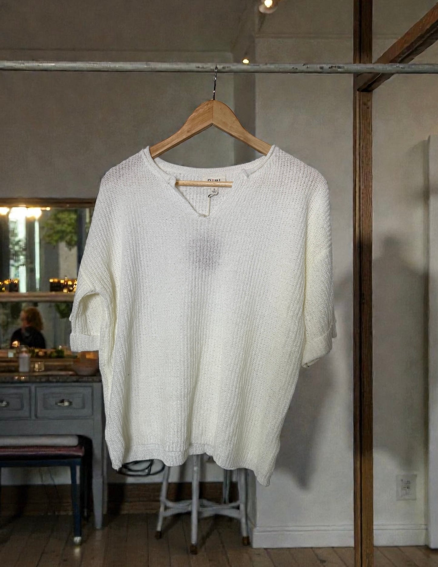 Life Of Leisure Wide Neck Knit Top