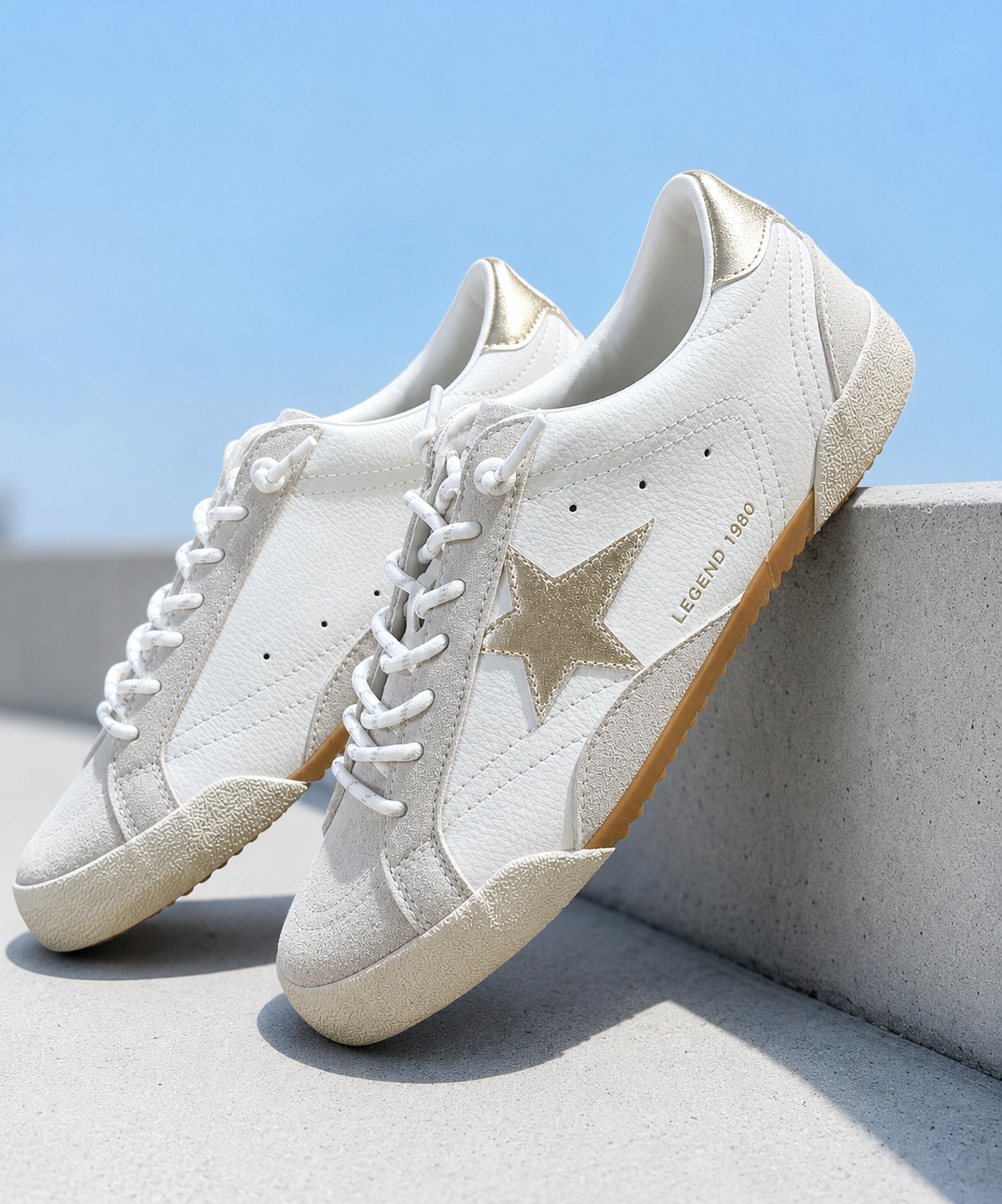 Lennon Gold Star Low Top Sneakers