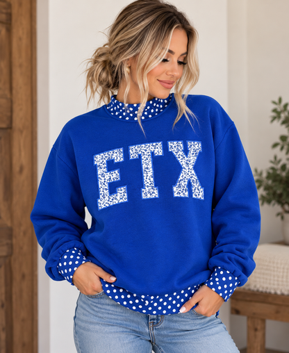 ETX Mock Neck Sweatshirt
