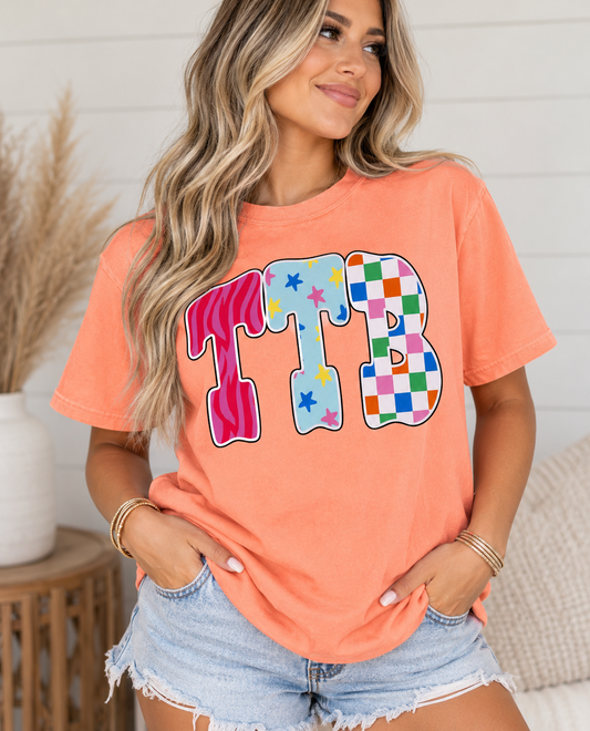 Colorful TTB Graphic T-shirt
