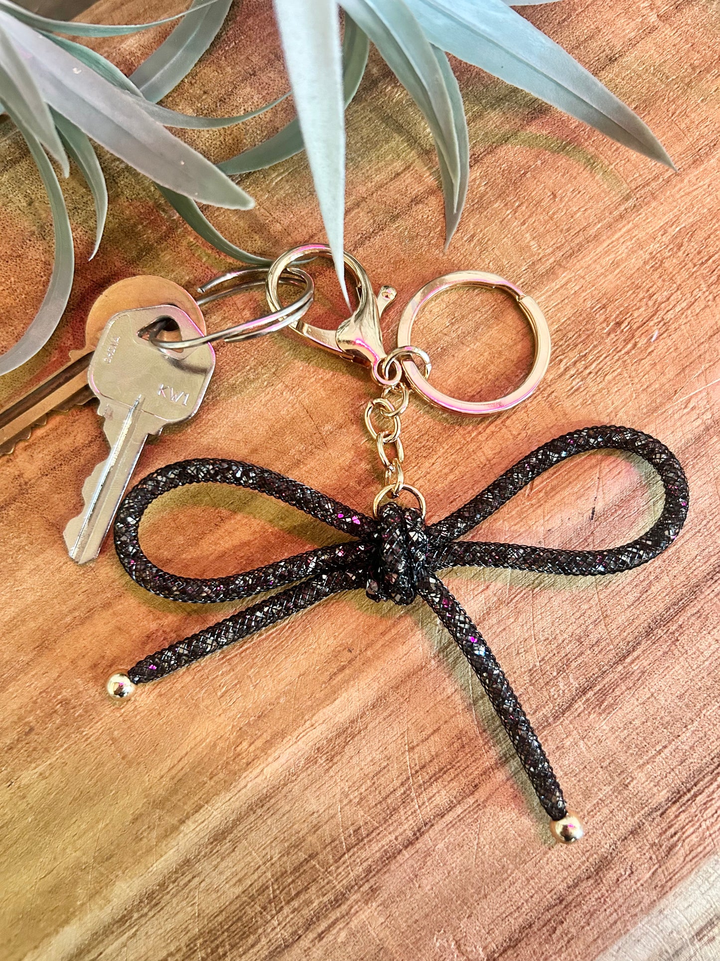 Covered in Bows keychain