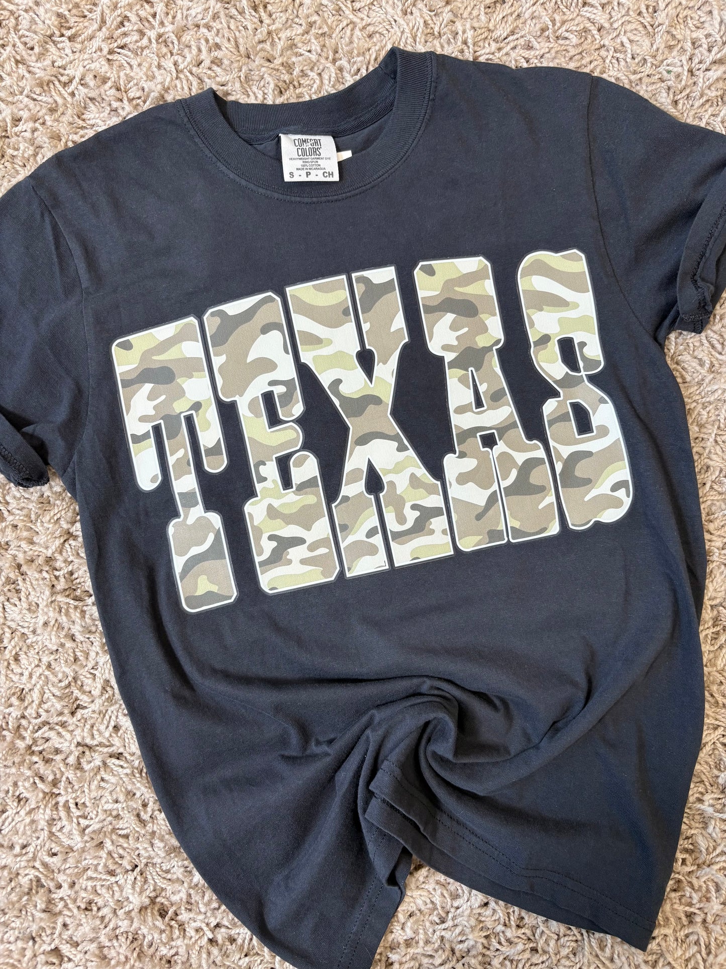 Texas Camo Graphic T Shirt