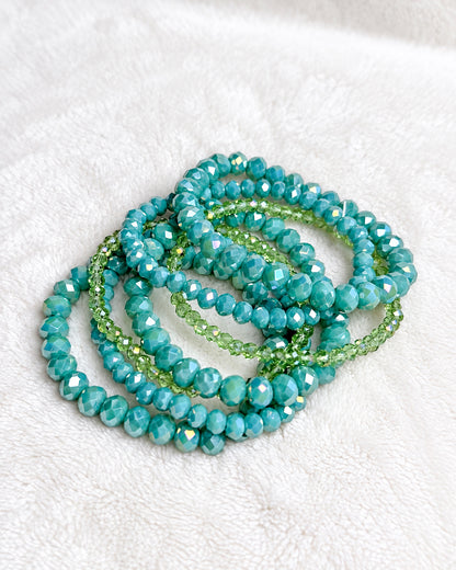 Tidal Wave Beaded Bracelet Set