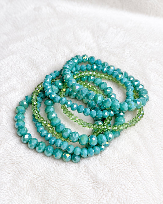 Tidal Wave Beaded Bracelet Set