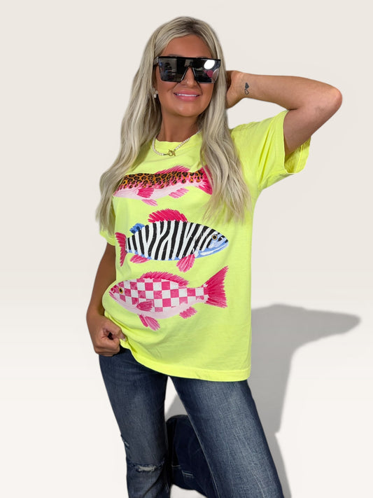 Gone Fishing Graphic T-shirt