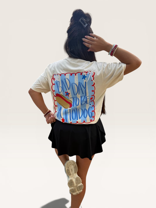 Bad Day To Be A Hotdog Graphic T-shirt