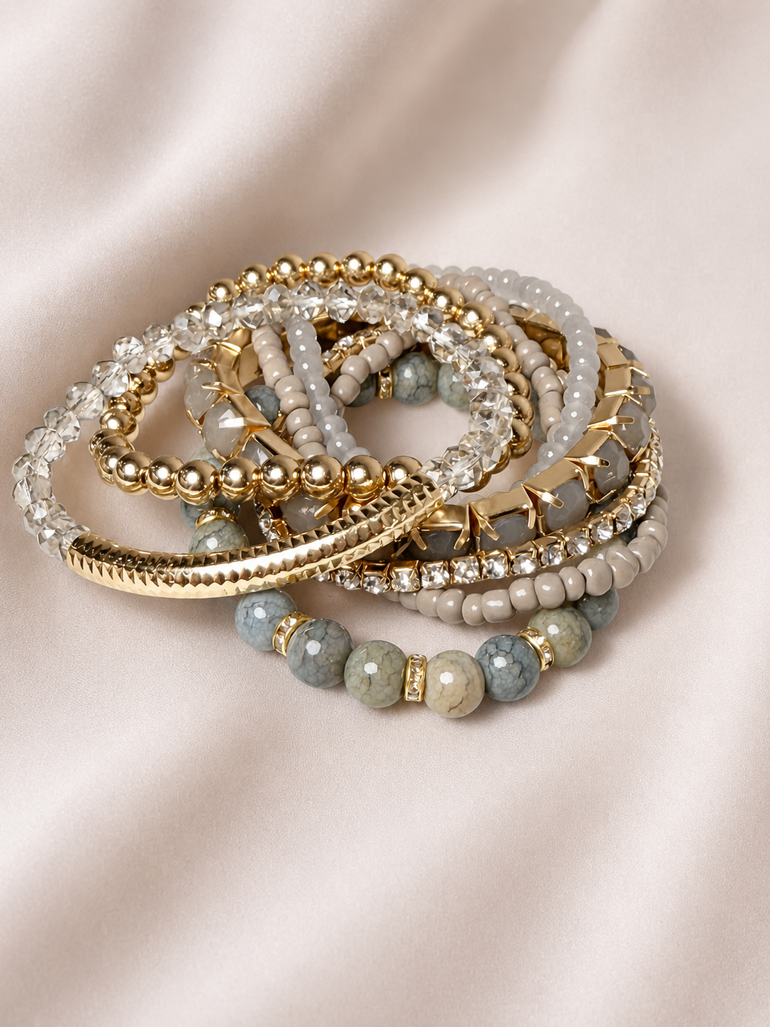 Mineral Aura Bracelet Set