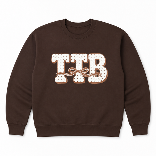 PRE-ORDER Brown TTB trendy Crewneck