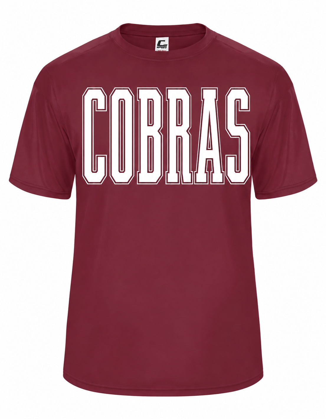 PRE-ORDER Maroon COBRAS Dri-Fit Graphic Tee
