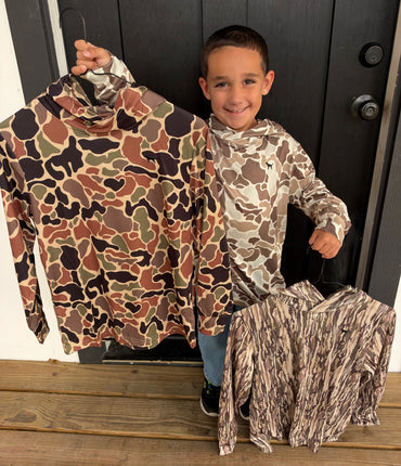 Youth Camo Soft Hoodie