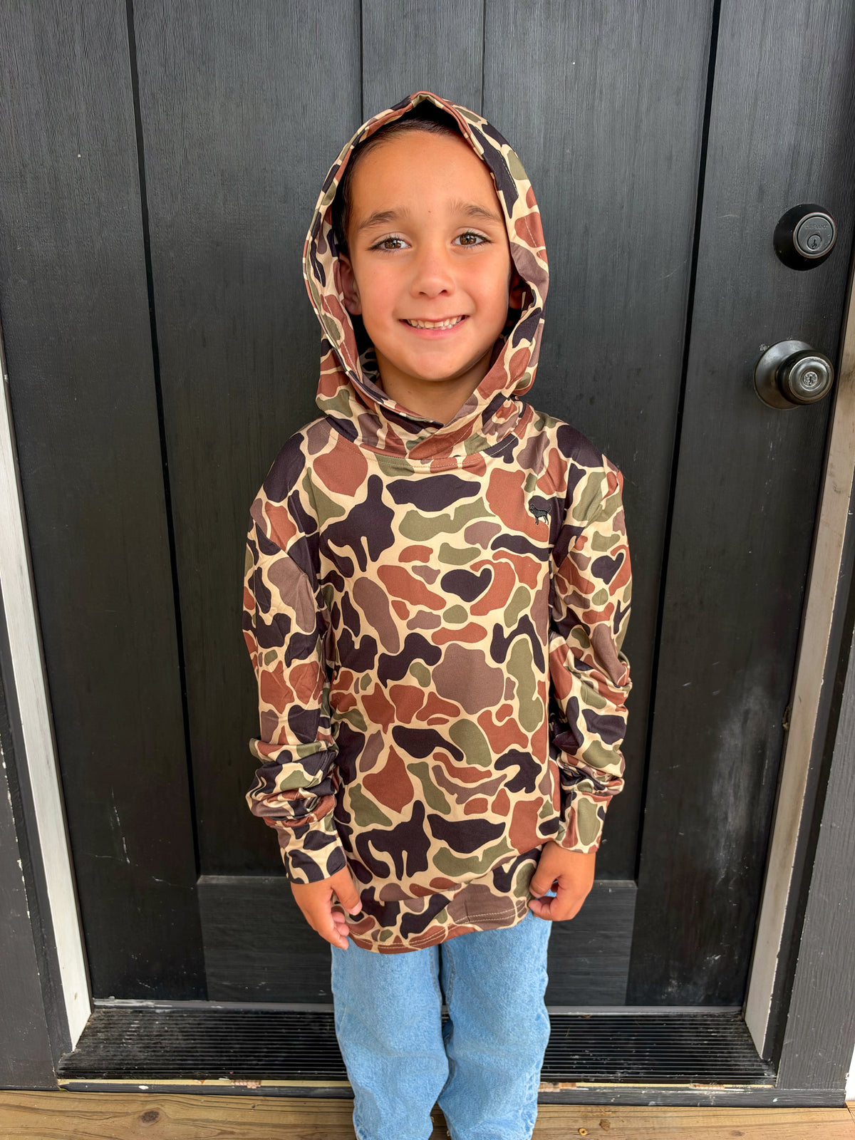 Youth Camo Soft Hoodie