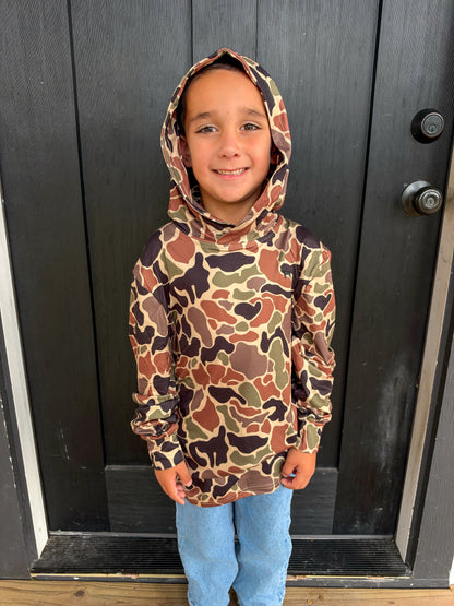 Youth Camo Soft Hoodie