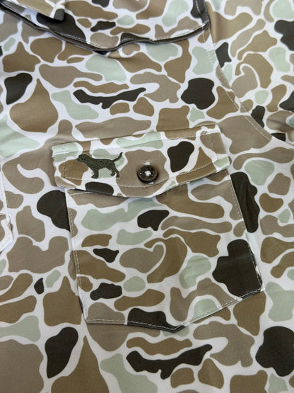 Youth Camo Polo Shirt