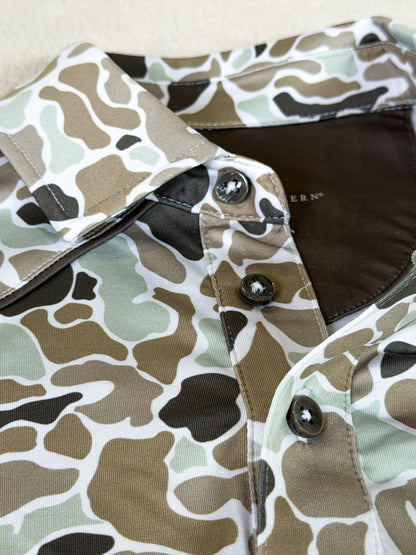 Youth Camo Polo Shirt