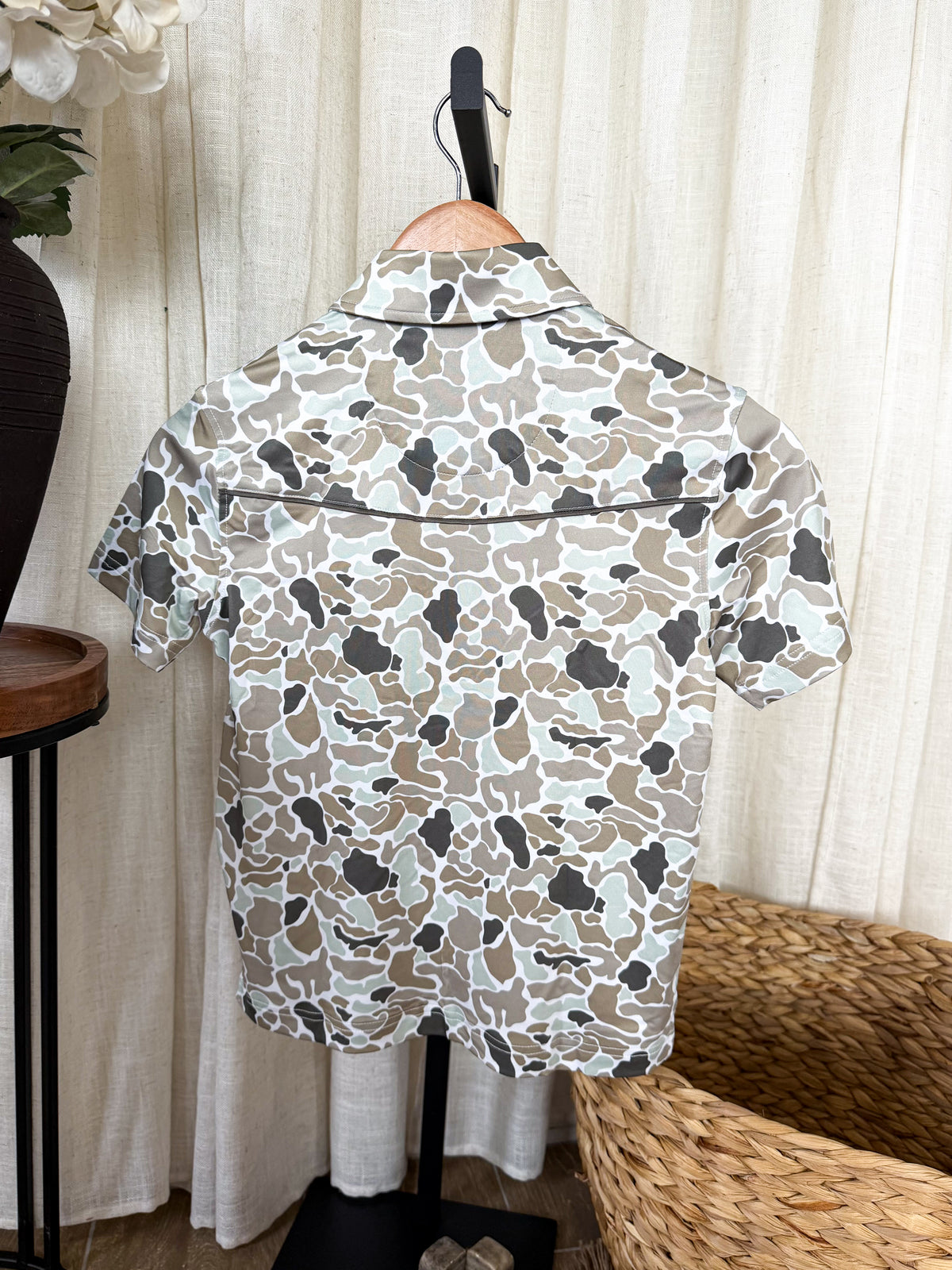 Youth Camo Polo Shirt