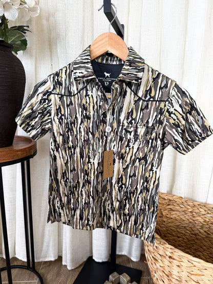 Youth Camo Polo Shirt