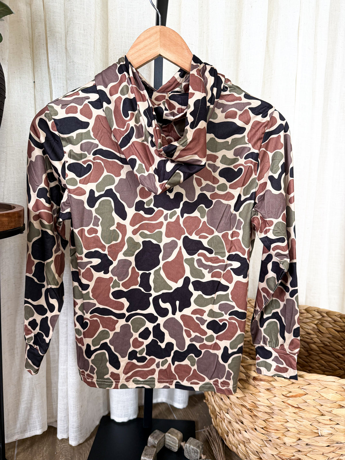 Youth Camo Soft Hoodie