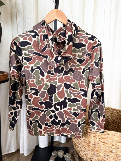 Youth Camo Soft Hoodie